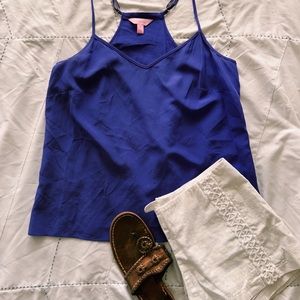 Lily Pulitzer Silk Shell Tank Top